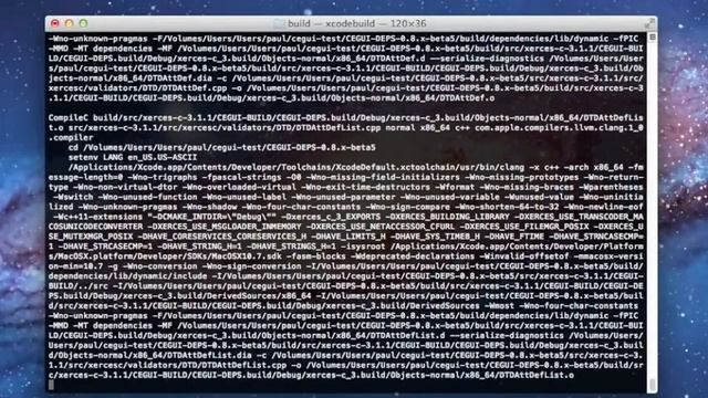 CEGUI mercurial unstable - Mac Build Pt1