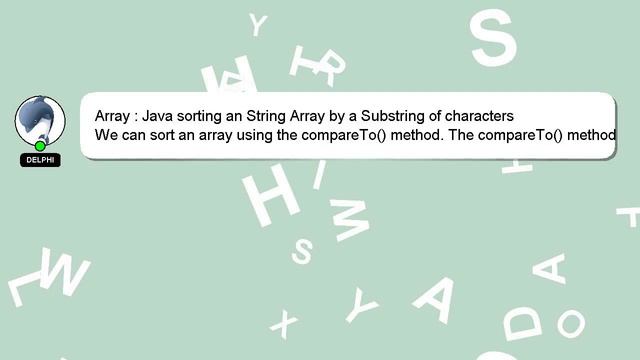 Array : Java sorting an String Array by a Substring of characters
