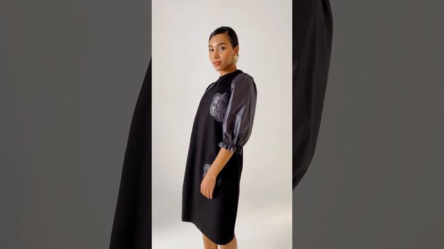 Дизайнерское платье большие размеры с вышивкой от бренда URS #женскаяодежда