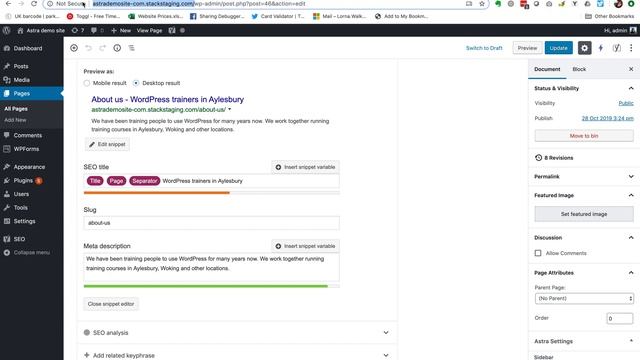 Tracking your WordPress site using Google Search console