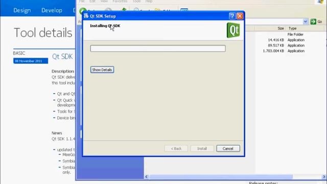 Download and Install Qt SDK 1.1.4