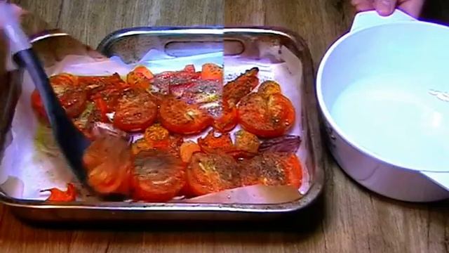 СУП ИЗ ЗАПЕЧЁННЫХ ПОМИДОРОВ И ДРУГИХ ОВОЩЕЙ (Юстас. ПРОСТАЯ КУХНЯ. Выпуск - 44).