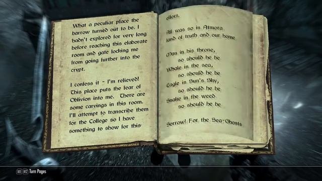 The Elder Scrolls 5 Skyrim Ashore in a Sea of Ghosts Quest Walkthrough