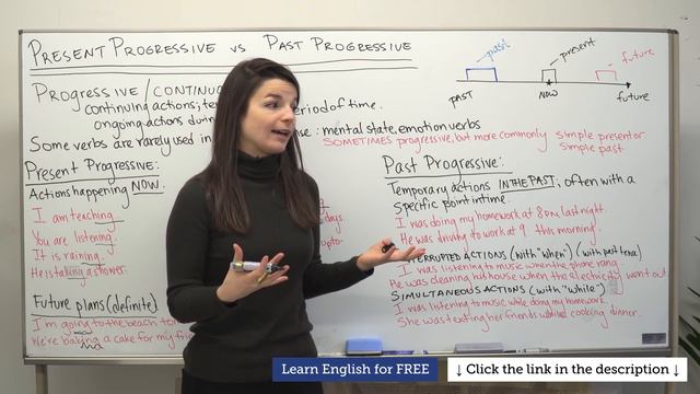 Present Progressive or Past Progressive? Continuous Tense Tips!