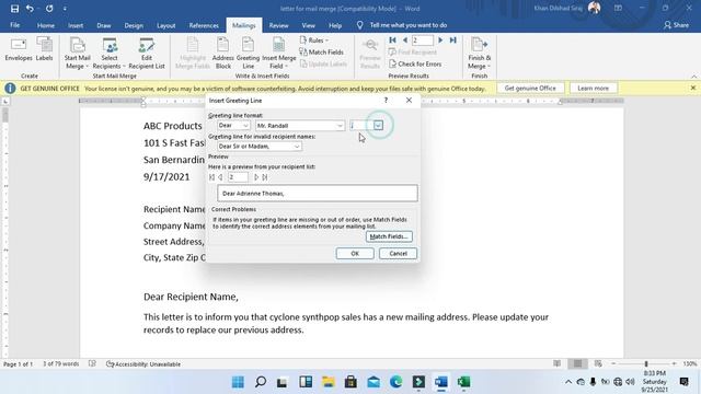 How to Mail Merge in Word, Excel & Outlook - Tech Drop