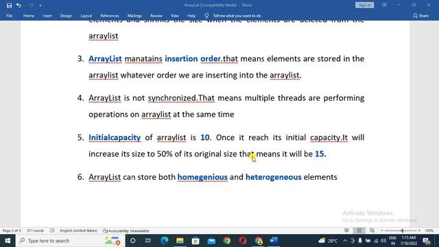What is Array List in javaTelugu