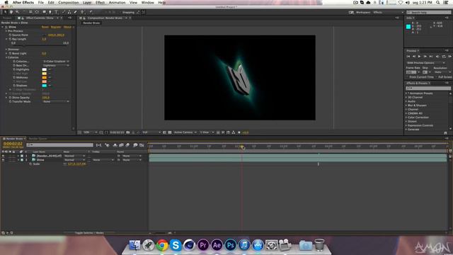 Tutorial After Effects Trapcode Shine INTROS