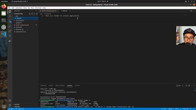 Hướng Dẫn Cài Đặt và Sử Dụng Django, MySql với Docker, VScode trên Ubuntu Linux OS