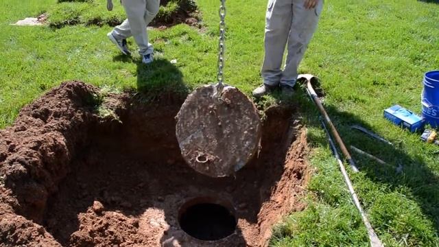 Installing a Septic Tank Manhole