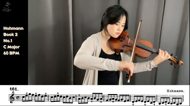 [Hohmann Book2] - No.1  C Major Slow Practice (60 BPM)