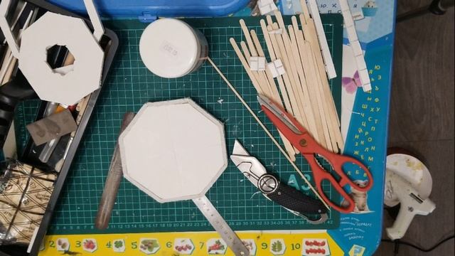 Диорама беседки для кукольного домика своими руками DIY 