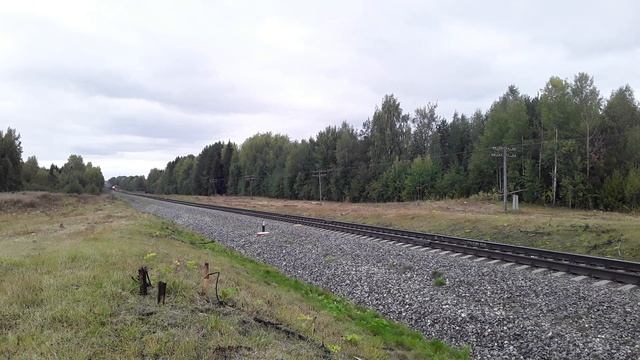 ТЭП70-0474 с пассажирским поездом Санкт Петербург-Сыктывкар + Бонус.