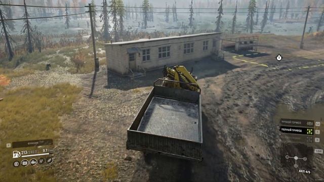 SnowRunner - Прохождение доп. Состязания ( Горящие бочки ) Michigan, USA - Challenging game mode