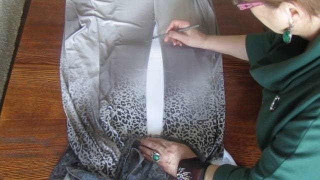 Expand the dress on the sides