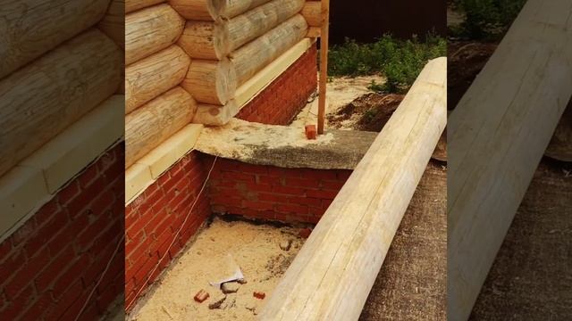 Строительство дома из сруба. 2 Этап Монтаж Сруба (Татарстан-Алексеевское-Казань)