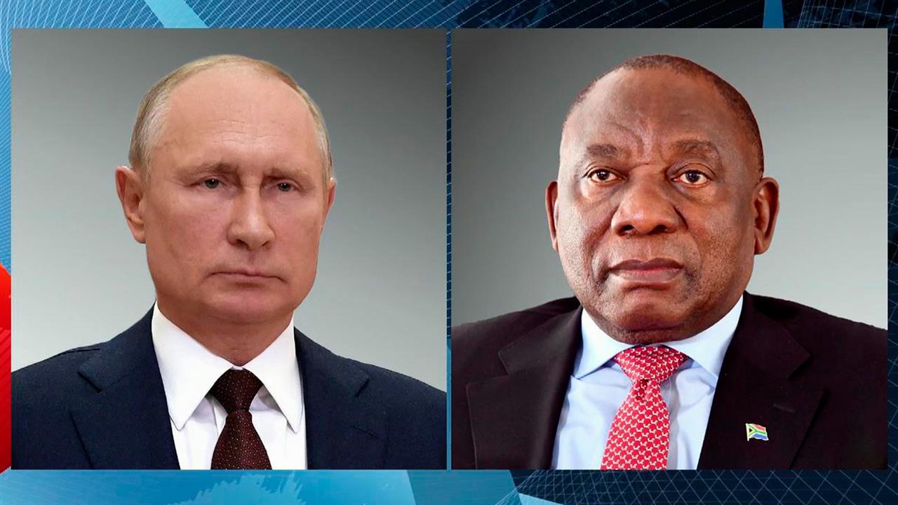 Владимир Путин провел телефонный разговор с президентом ЮАР Сирилом Рамафозой