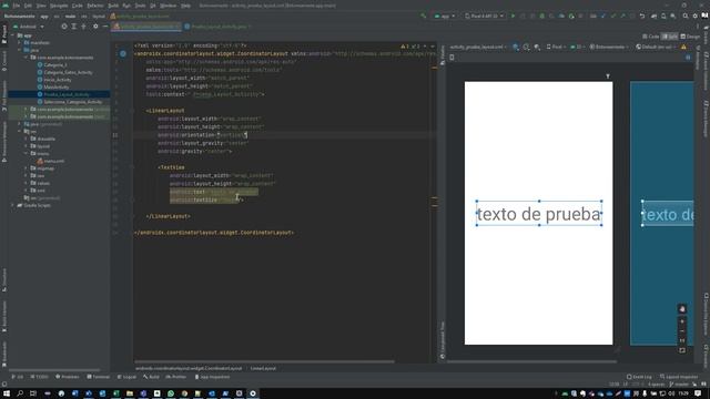 Características del LinearLayout | Android Studio | XML | Java | Diseño | Interfaces