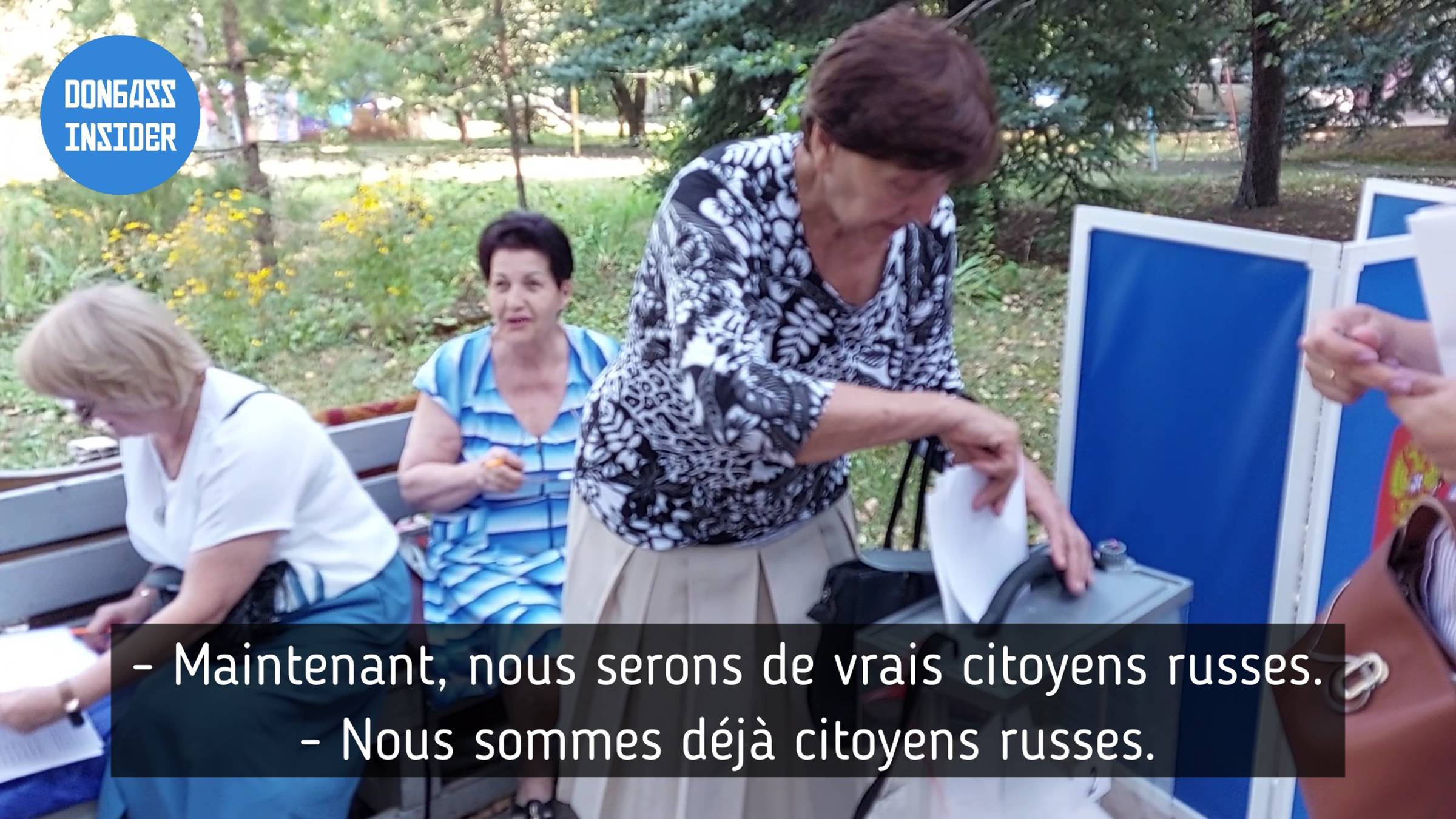 Élections russes : Travail d'une commission électorale mobile à Yassinovataya - 02.09.2023