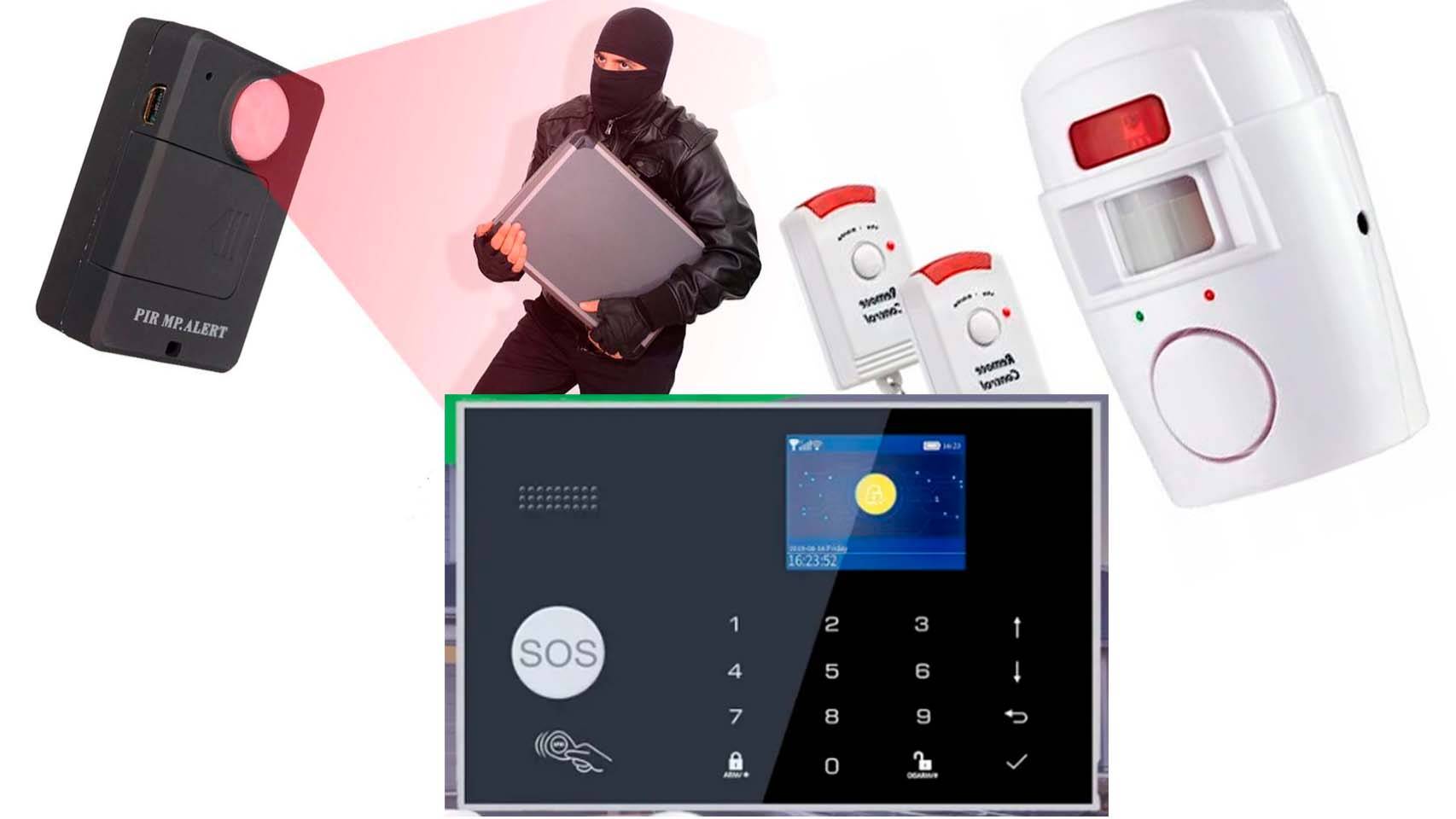 Охранная сигнализация для дома, офиса, дачи, гаража, погреба