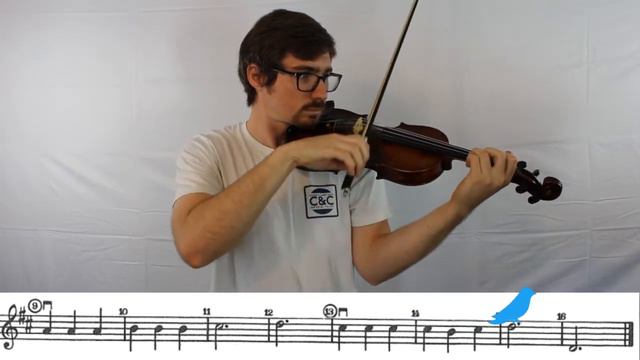 Learning the Violin: D Scale Waltz - All For Strings Book 1 #86
