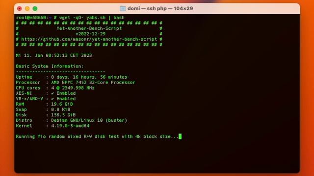 The PERFECT Server or vServer Benchmark Tool (Yabs.sh)