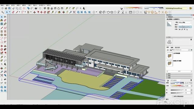 Sketchup building to IFC to Dialux