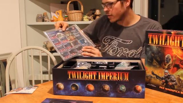 Box Opening of Twilight Imperium 4