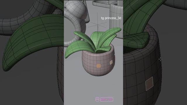 Уютное 3d-сообщество в тг princess_3d 🍊 #3d #blender #blendertips #blender3d #tutorial