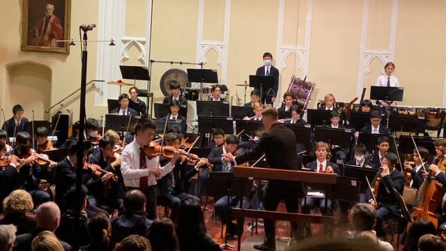 Korngold Violin Concerto in D Major, 1st mvt. performed with MGSSO