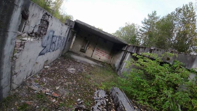 Недостроенный бункер - Unfinished bunker #FPV