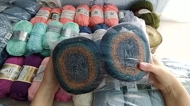 Мое рукодельное счастье/обзор пряжи#Alize#Yarnart flowers