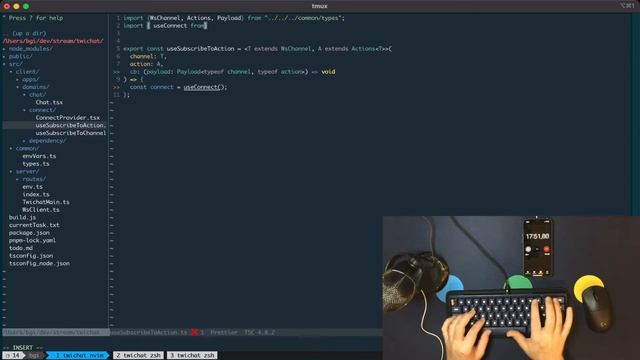 ASMR Coding | Twichat ep.4 | Typescript Node React