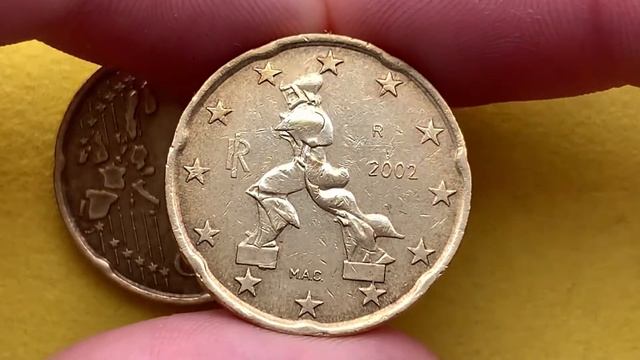 Italy 20 euro cent 2002