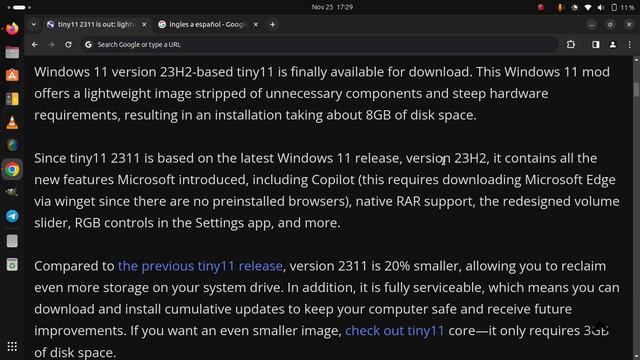 tiny11 2311 is out: lightweight, smaller, and serviceable Windows 11 version 23H2
