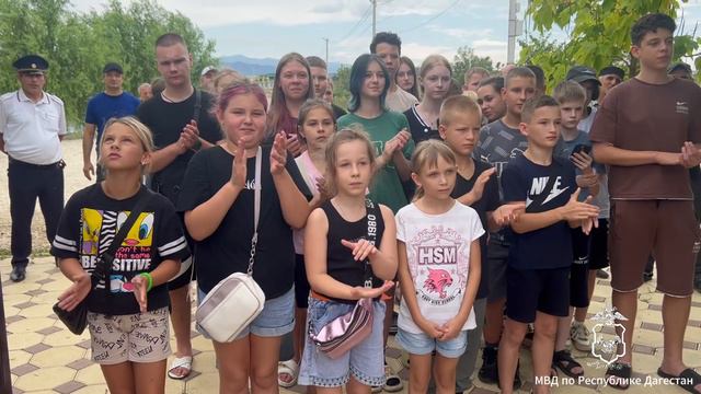 По приглашению МВД Дагестана в регион на отдых приехали 27 детей из Луганской народной республики