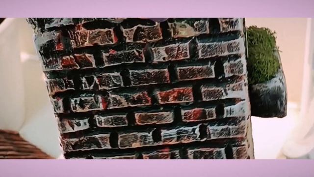 Чайный домик. Шпатлёвка. Акрил. Воск