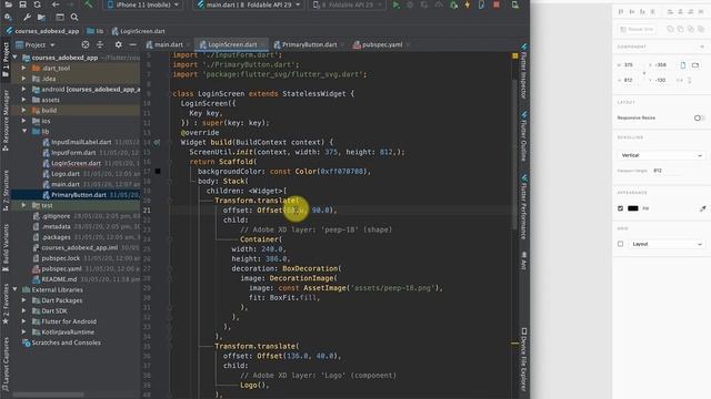 Really??? Adobe XD ❤️ Flutter | Create responsive UI in Flutter from Adobe XD Designs
