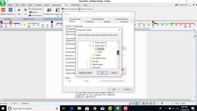 Auto Save and Backup