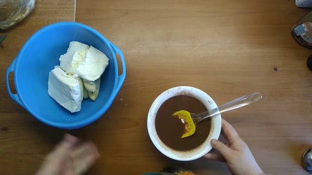 Вкусный и нежный шоколадно-банановый мусс...
