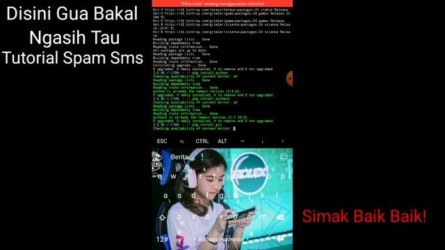 Tutorial Spam SMS Via Termux Ez