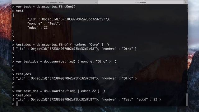 4.- Curso MongoDB - Where