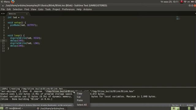 8 БИТ #10 Прошивка Arduino по сети