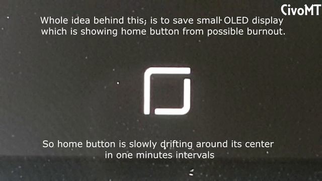 Samsung Galaxy S8 moving home button