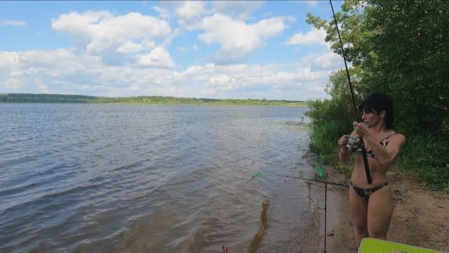 НА РЫБАЛКЕ с  ЖЕНОЙ. ПОДЛЕЩИК ЗАГАР КАЙФ. ОТДЫХ на ВОДОХРАНИЛИЩЕ