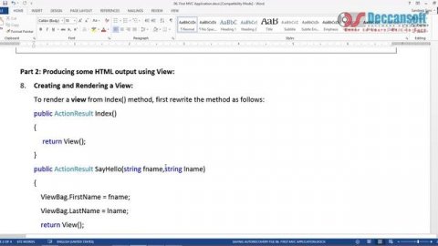 Create your First .NET MVC Web Application -Video 3- .NET MVC Tutorial