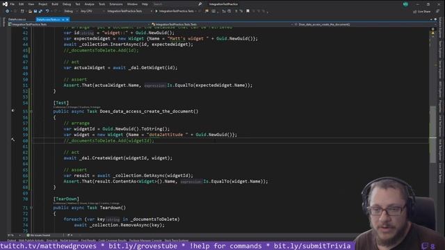 Office Hours - Episode 86 - Integration tests with GitHub Actions