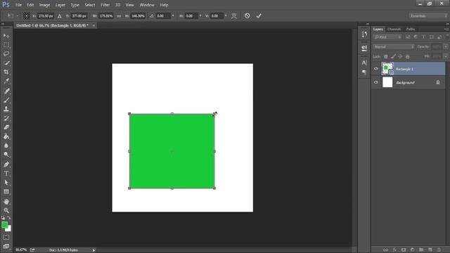 Free Transform in photoshop