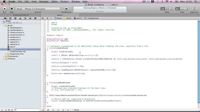 iOS5 -  Advanced JSON using Bing API Part 3