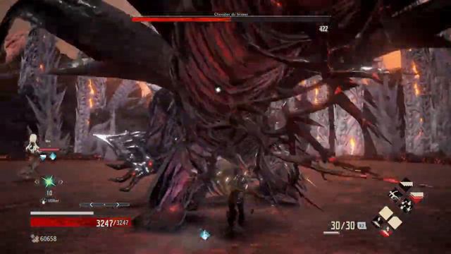 CODE VEIN : Hellfire Knight / No Hit Pipe