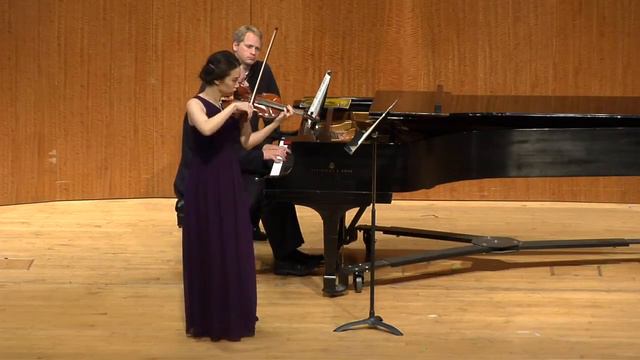 Evin Blomberg -- Robert Schumann's Violin Sonata No. 1 in A minor, Op. 105
